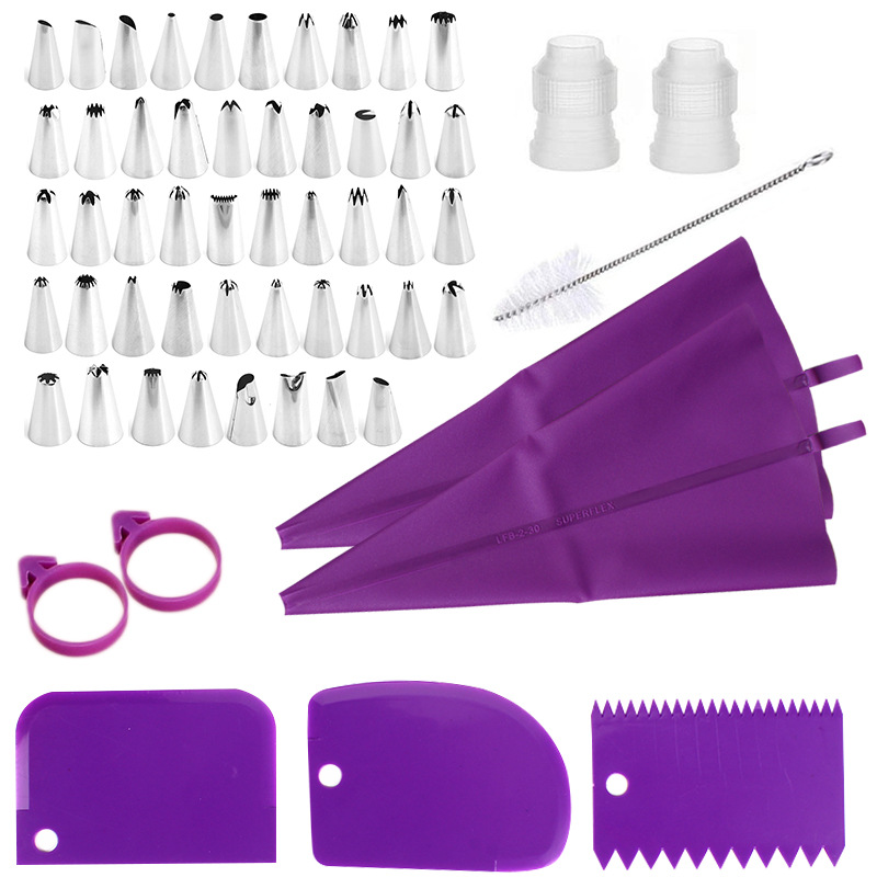 Kitchen And Baking Equipment - Juego de boquillas de acero inoxidable