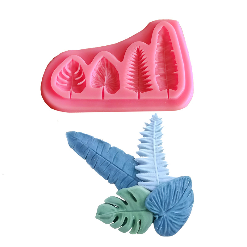 Kitchen Equipment For Baking - Moldes de silicona de hojas de