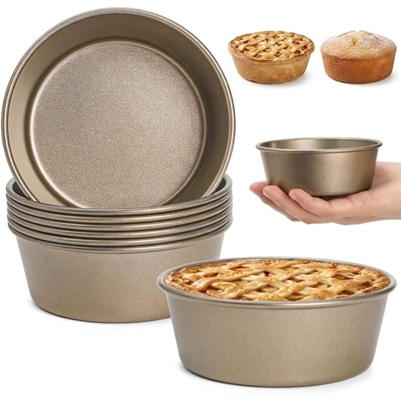 Muffin Tin Nonstick - ABLN - Juego de 8 Mini