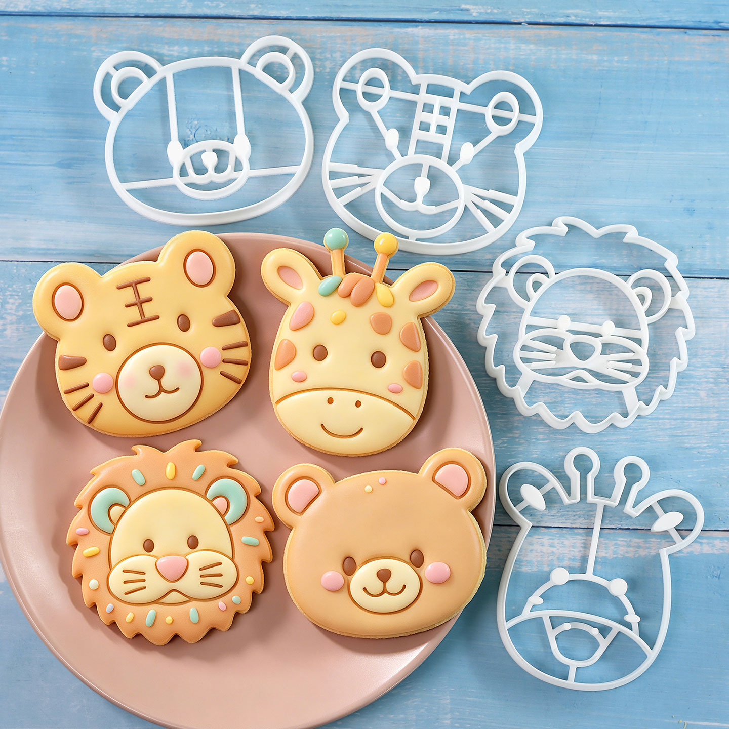 Cookie Cutter Set - Juego de 4 Cortadores de Galletas