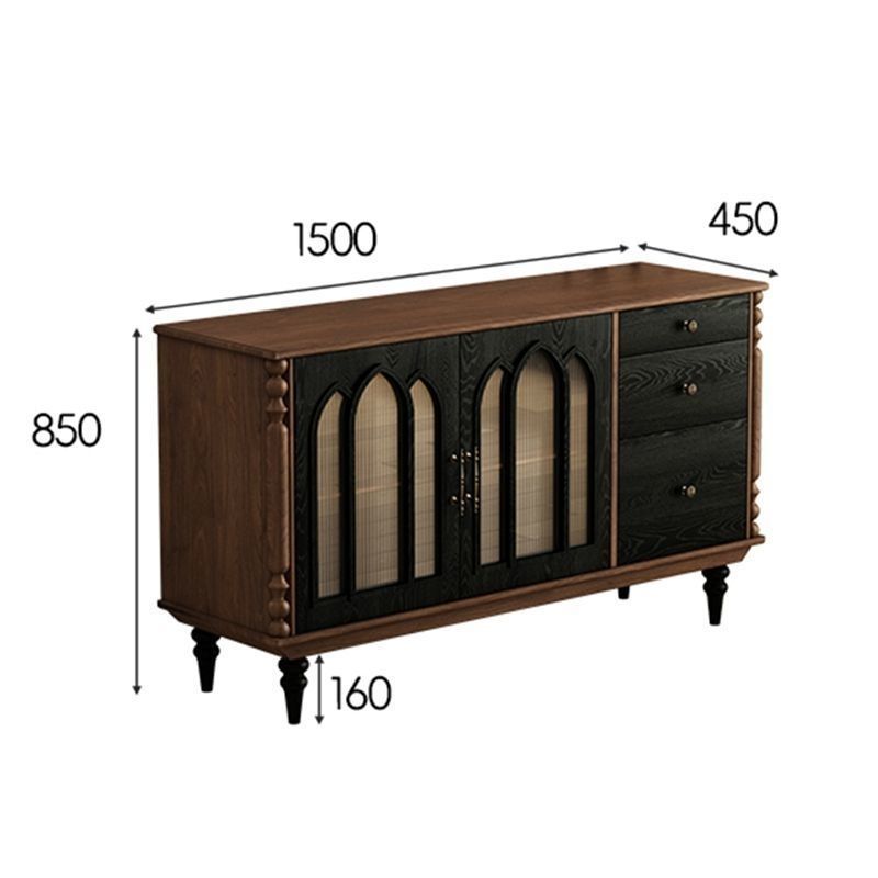 Kitchen Zain - Mueble auxiliar de comedor de madera