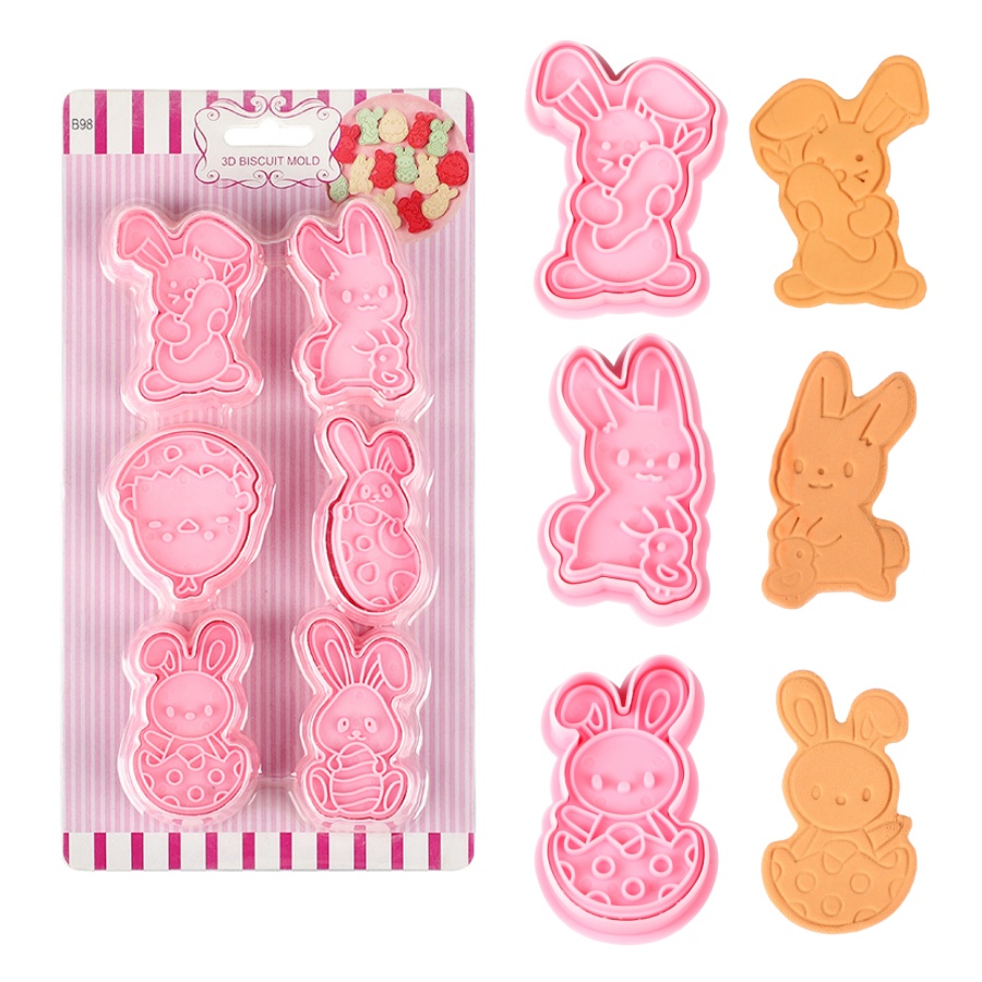 Cookie Cutter Set - 6 unids/set cortadores de galletas de