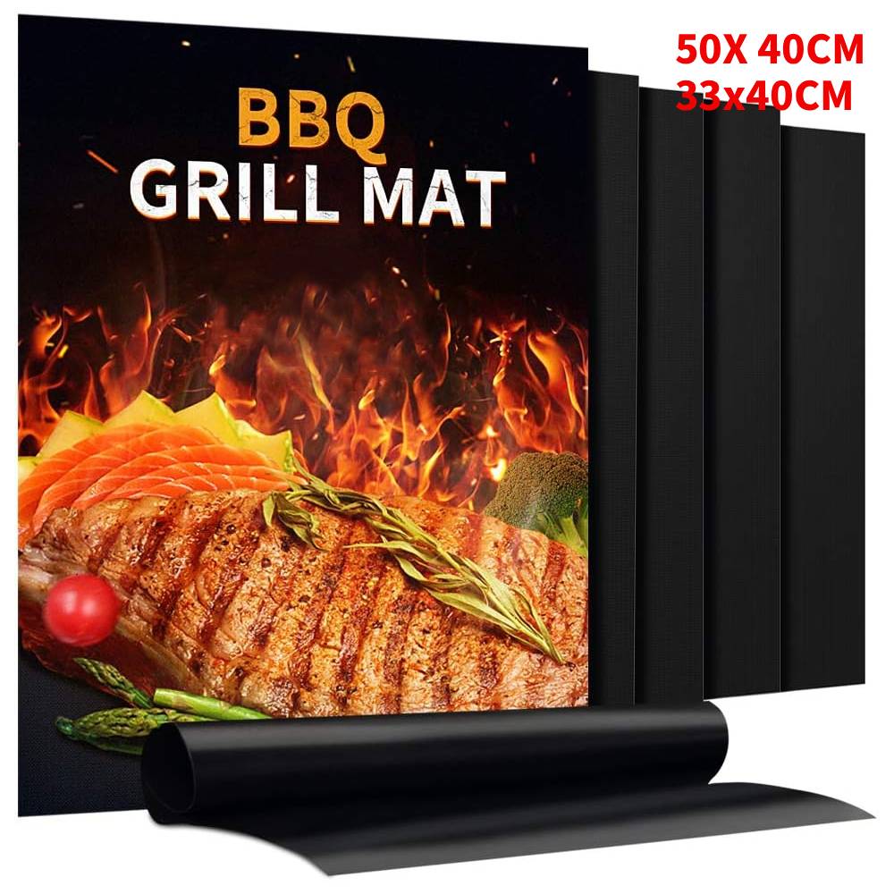 Super Kitchen Baking Mat - Alfombrilla antiadherente para parrilla de barbacoa,