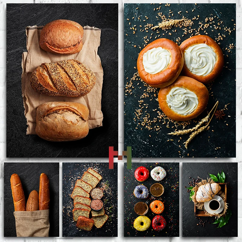 Kitchen Baking Wall Art - Póster de Pizarra para Cocina, Panadería,