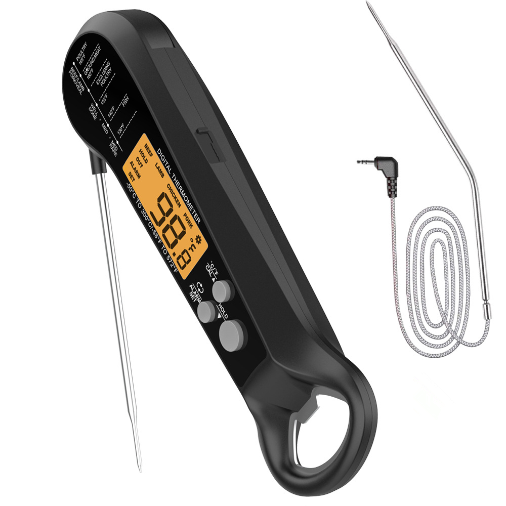 Kitchen Equipment For Baking - Termómetro de Carne Profesional con Cable
