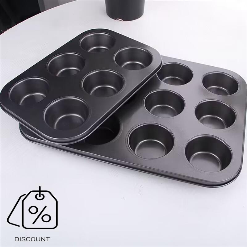 Paquete de ABJO-3 sartén antia - Muffin Tin Nonstick reseña y precio
