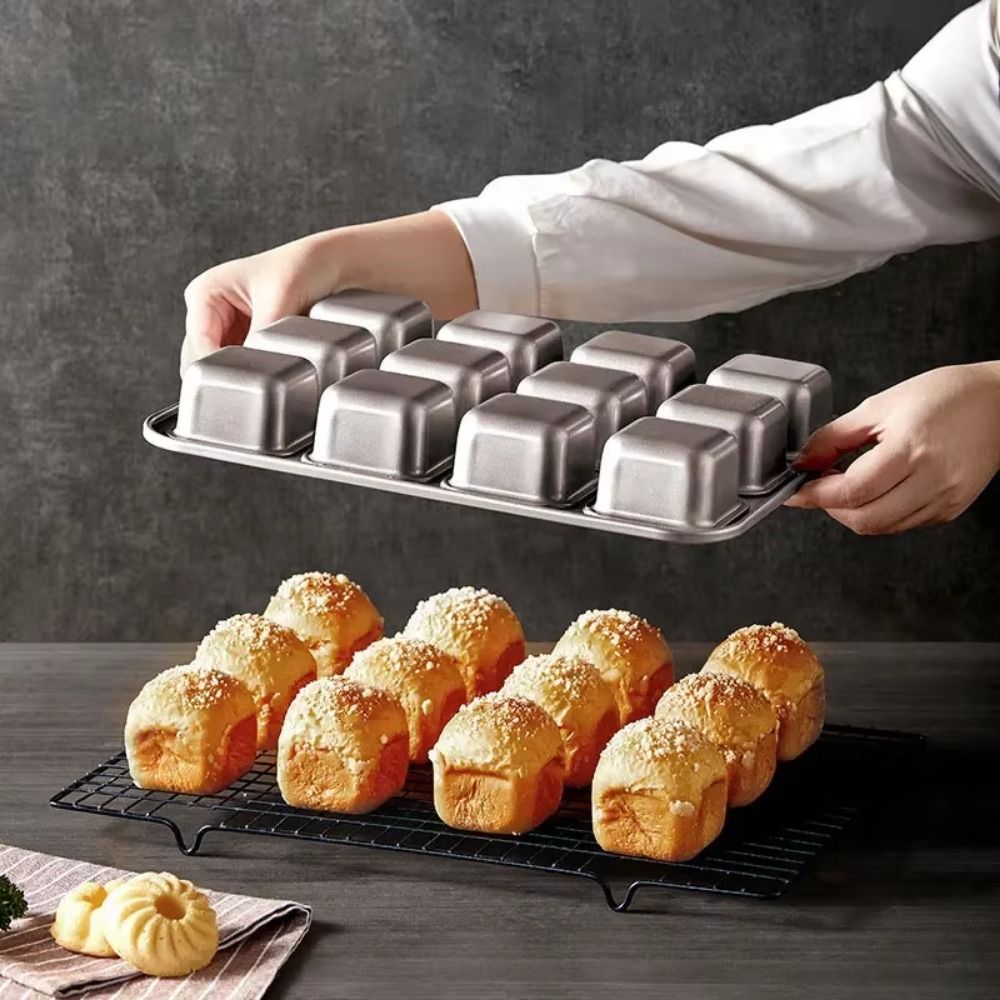 Molde para Muffins Cuadrado de - Muffin Tin Nonstick reseña y precio