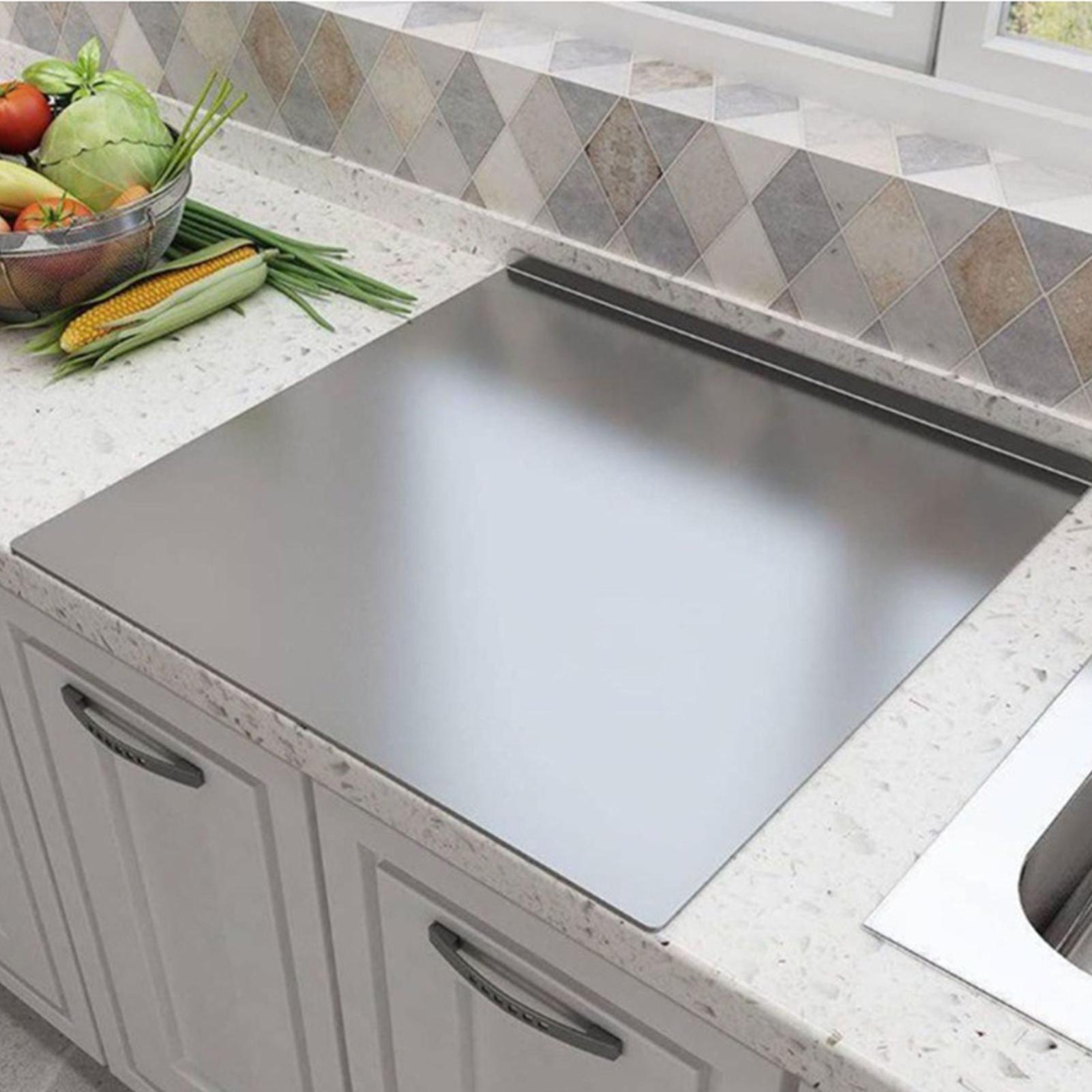 Tabla de Cortar de Acero Inoxi - Kitchen Baking Area reseña y precio