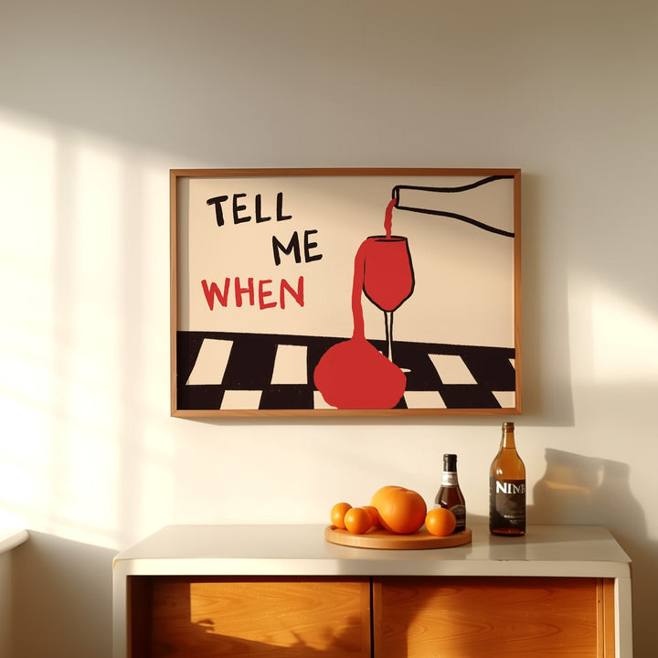 Póster artístico de pared en l - Kitchen Uncle reseña y precio