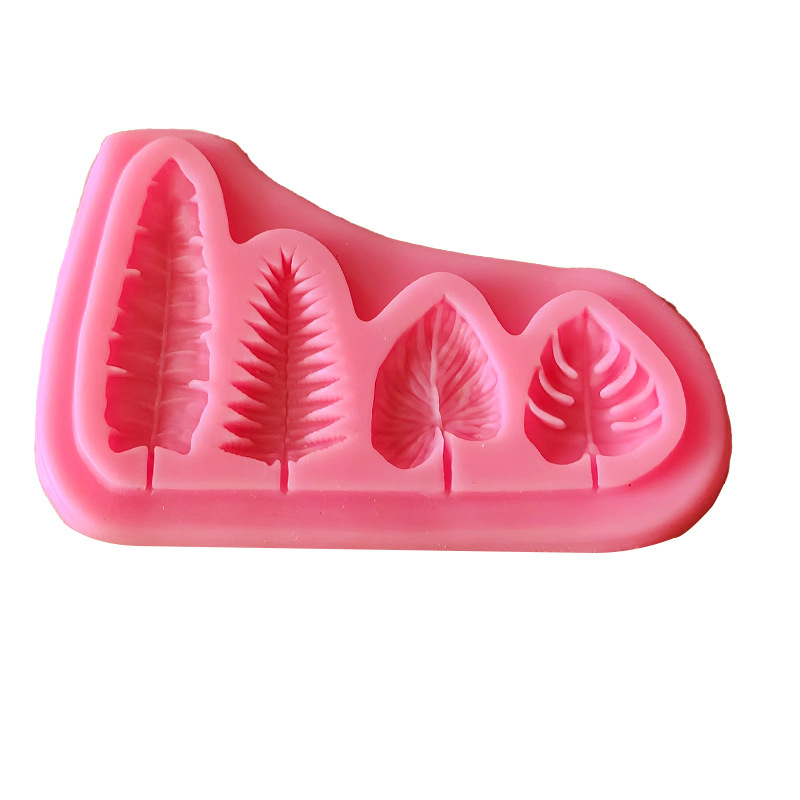 Moldes de silicona de hojas de - Kitchen Equipment For Baking reseña y precio