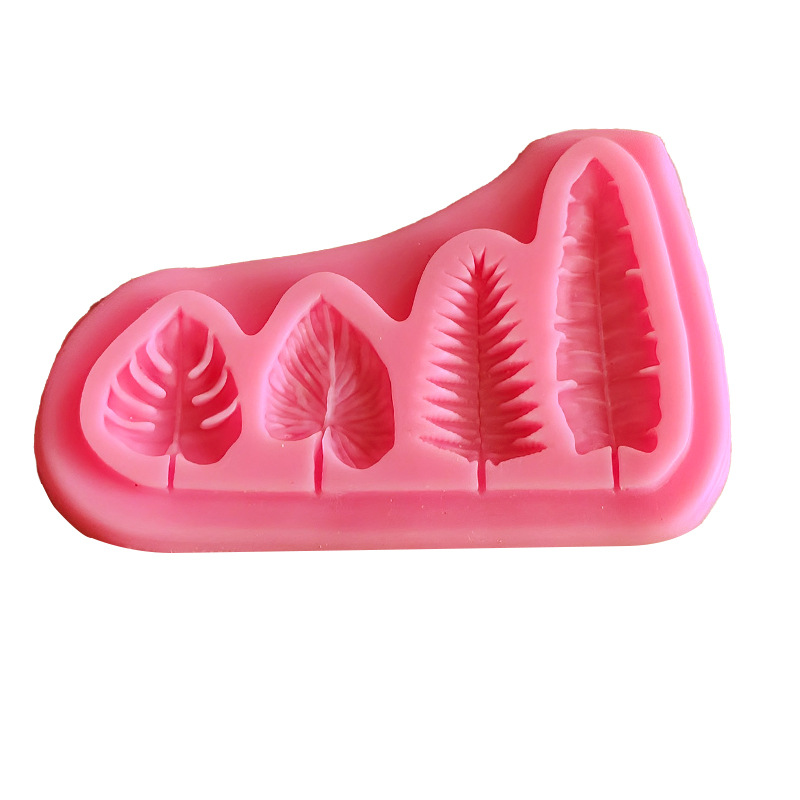 Moldes de silicona de hojas de - Kitchen Equipment For Baking reseña y precio
