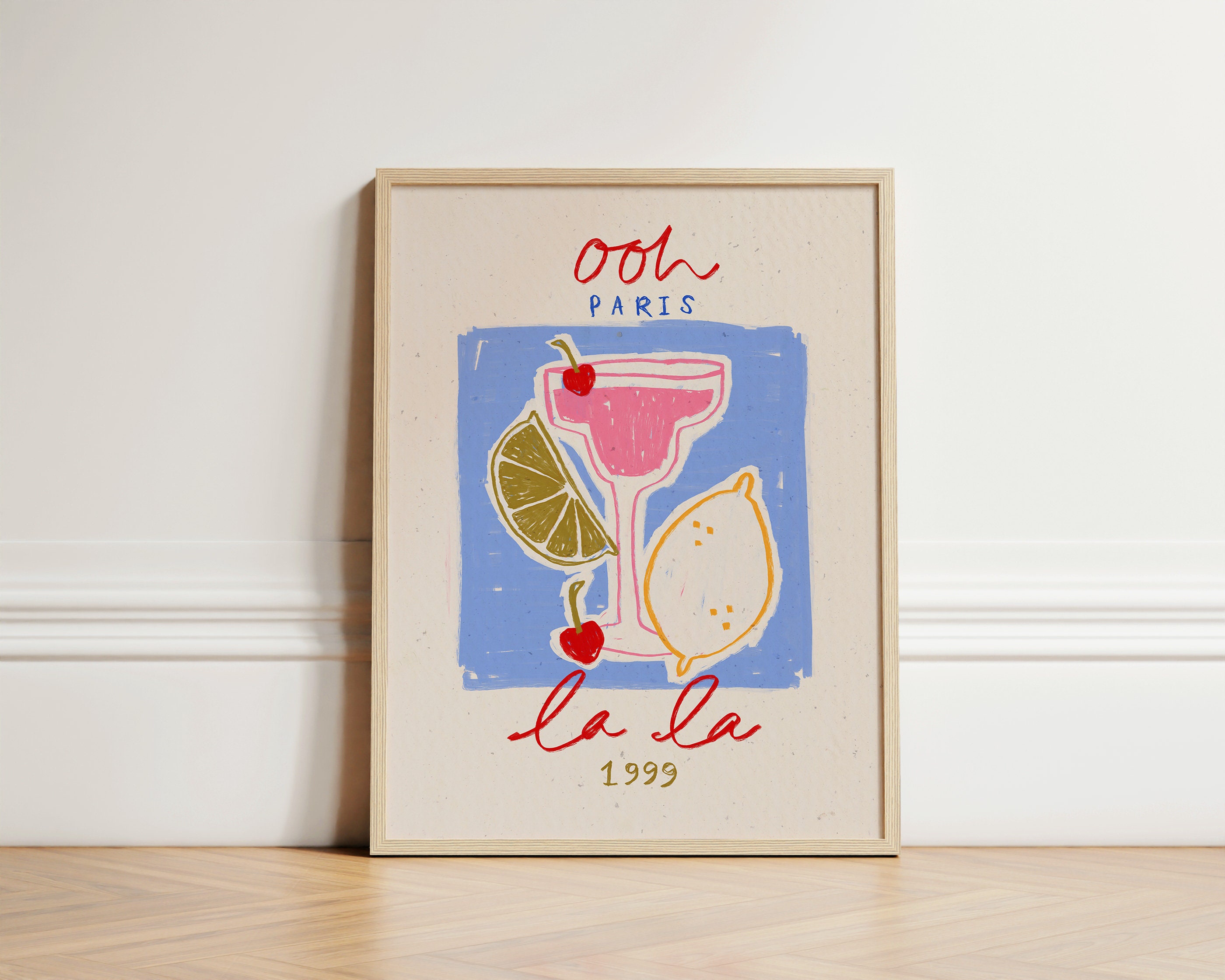 Póster sin Marco de Pastel, Pa - Kitchen Baking Wall Art reseña y precio