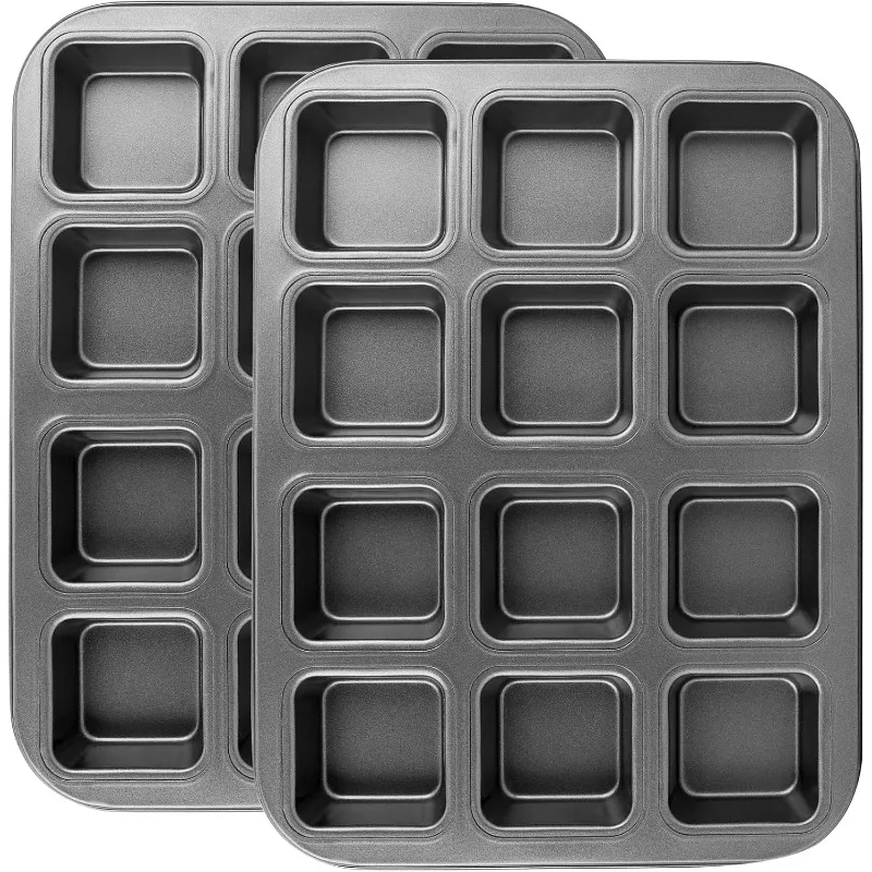 Bandeja cuadrada multiusos de  - Muffin Tin Nonstick reseña y precio