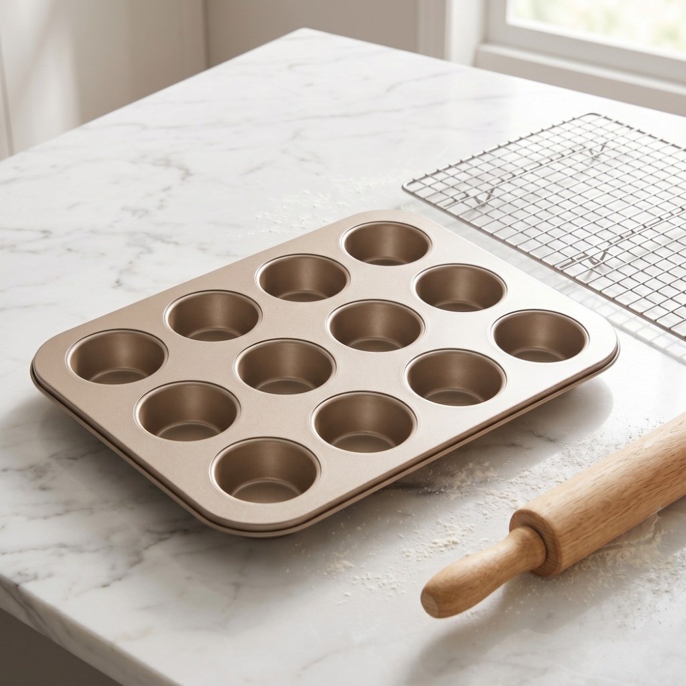 Molde para Mini Muffins de Ace - Muffin Tin Nonstick reseña y precio