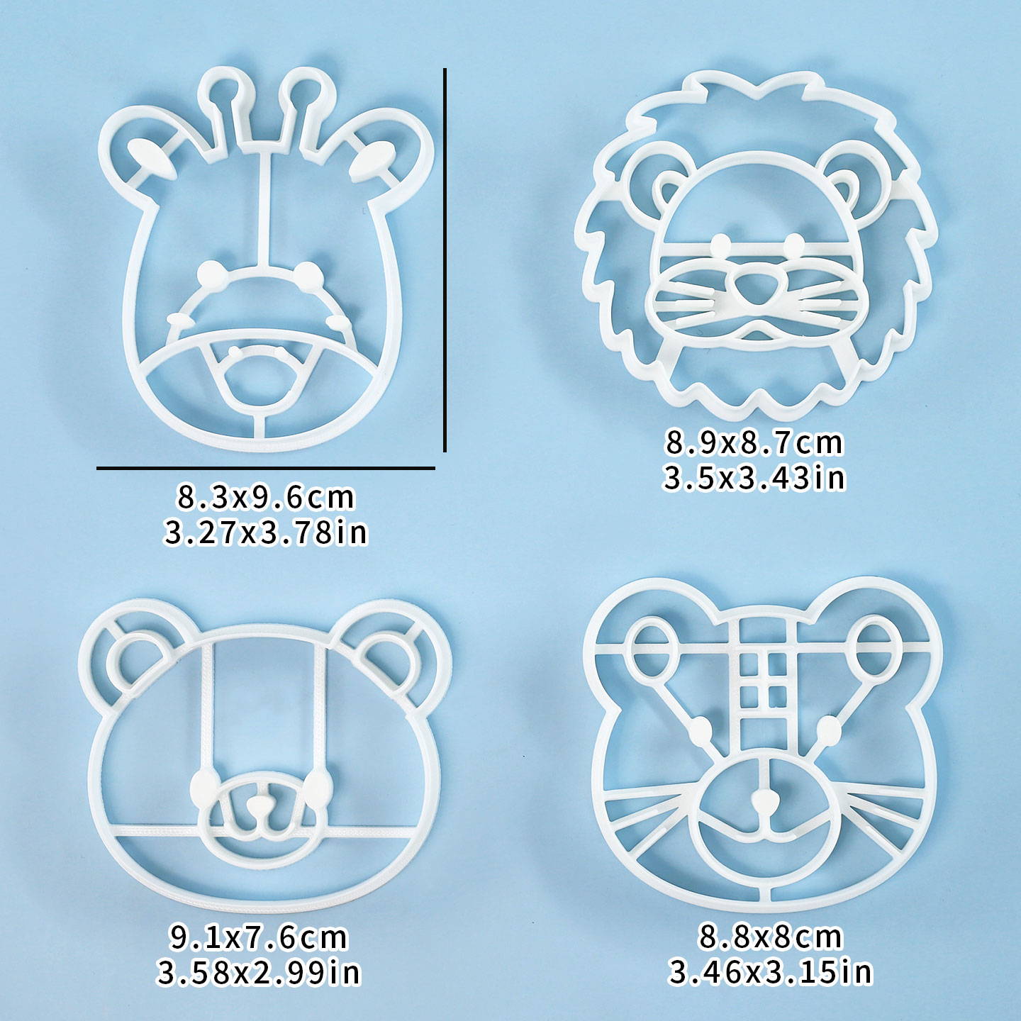 Juego de 4 Cortadores de Galle - Cookie Cutter Set reseña y precio