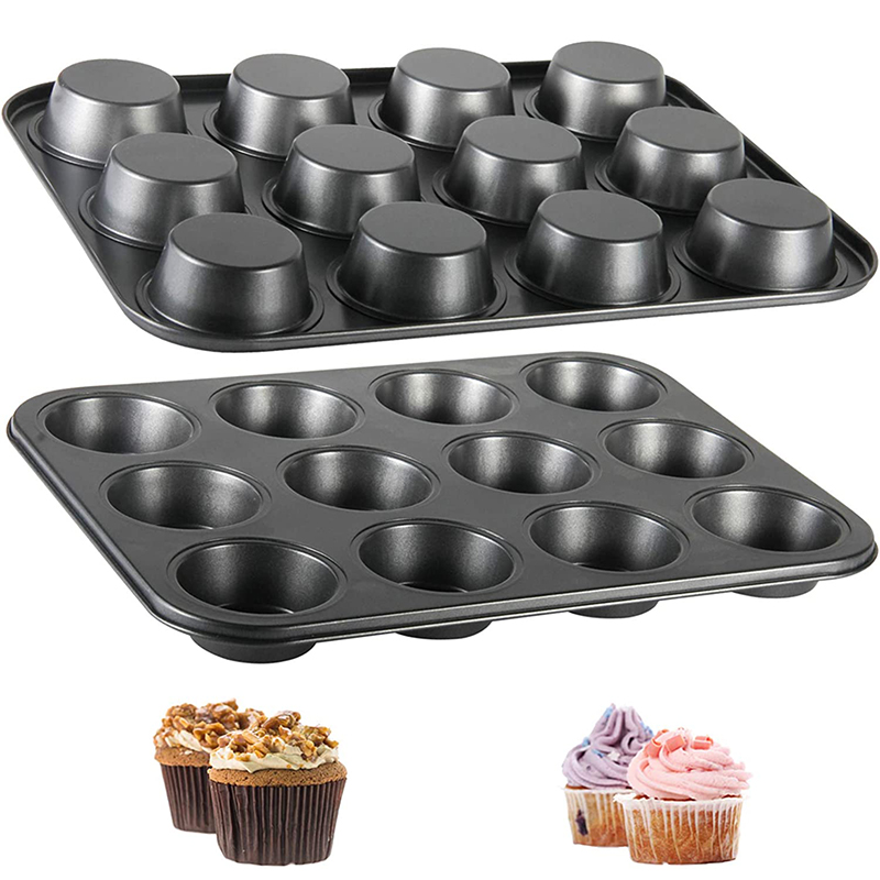 LMETJMA Bandeja para Muffins B - Muffin Tin Nonstick reseña y precio