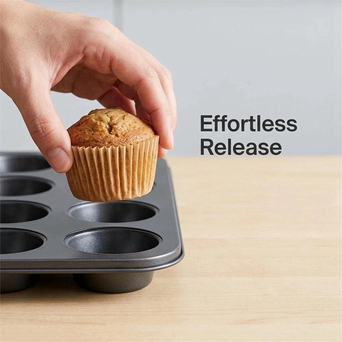 Molde para Mini Muffins con Mo - Muffin Tin Nonstick reseña y precio