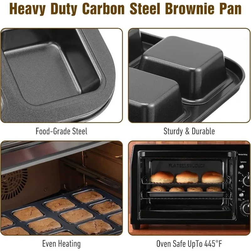 Bandeja para Hornear de 12 Cav - Muffin Tin Nonstick reseña y precio