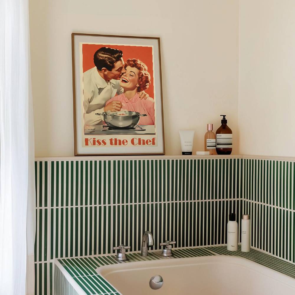 Póster de papel con cita retro - Kitchen Baking Quotes reseña y precio