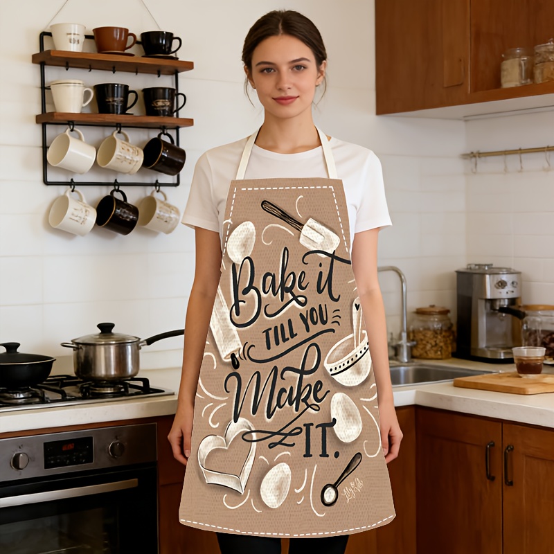 Delantal de Cocina con Estampa - Kitchen Baking Quotes reseña y precio