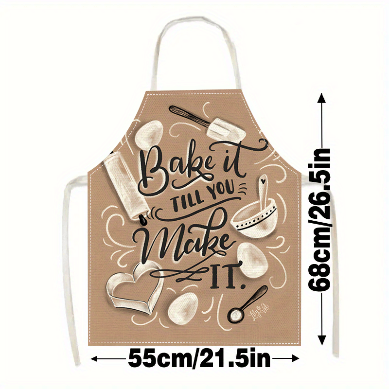 Delantal de Cocina con Estampa - Kitchen Baking Quotes reseña y precio