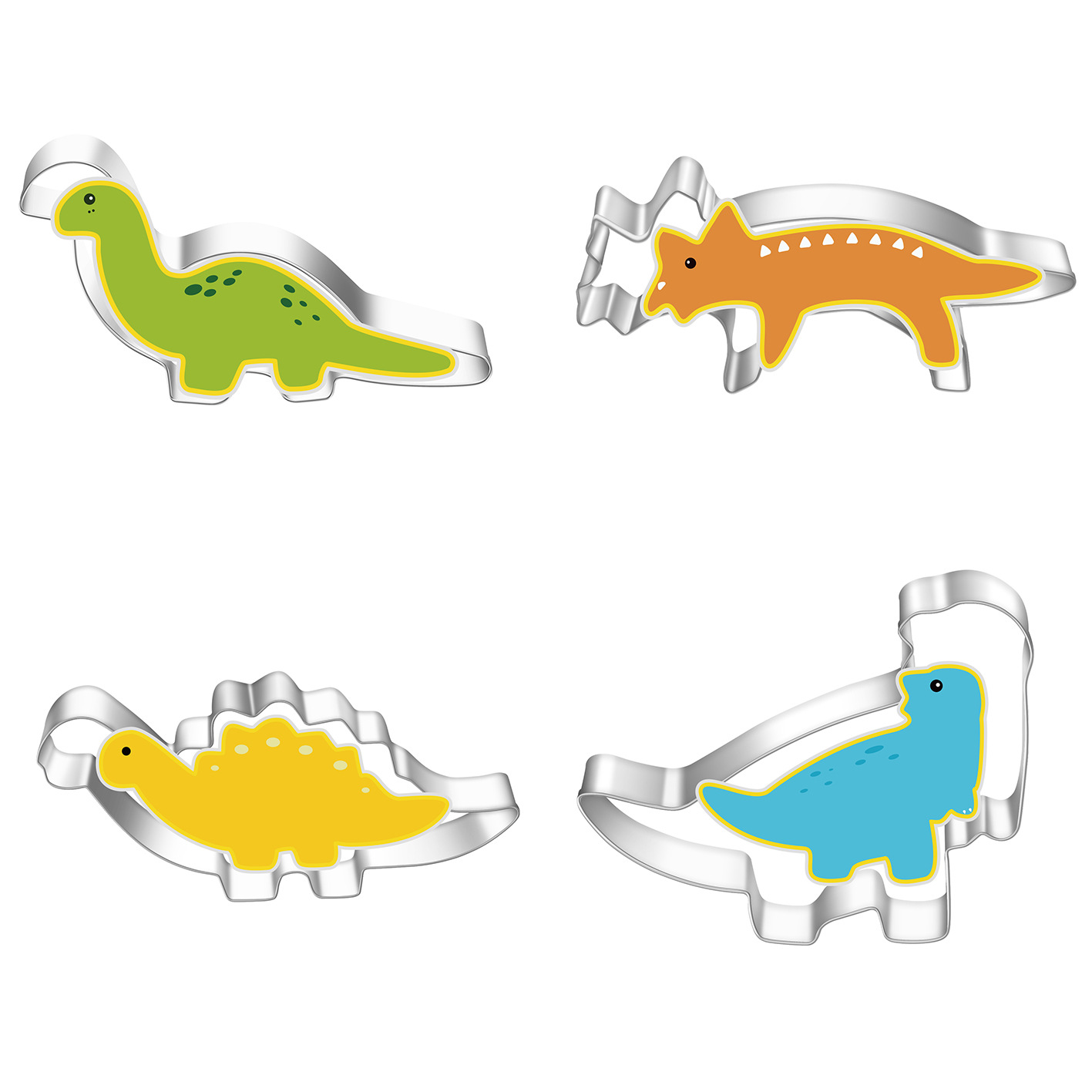 Juego de 4 Cortadores de Galle - Cookie Cutter Set reseña y precio